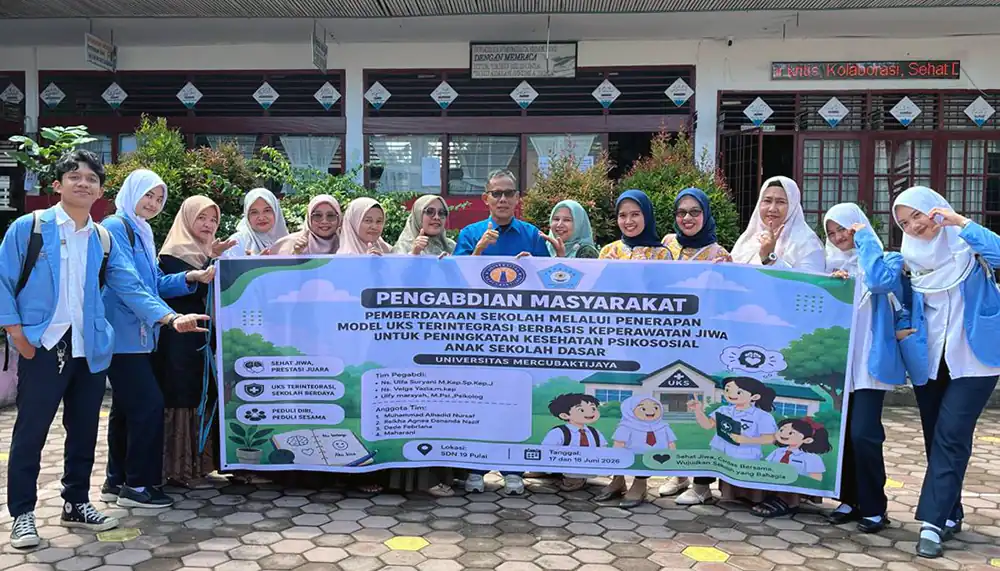 Universitas Mercubaktijaya Gelar Pelatihan UKS Jiwa di SDN 19 Pulai Padang