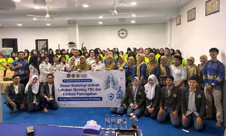Dosen Radiologi Unbrah Lakukan Skrining TBC dan Edukasi Pencegahan di Lapas Perempuan Kelas 2B Padang