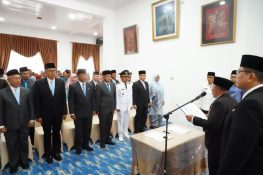 Lantik 13 Pejabat, Eka Putra Beri Waktu Enam Bulan Buktikan Kinerja