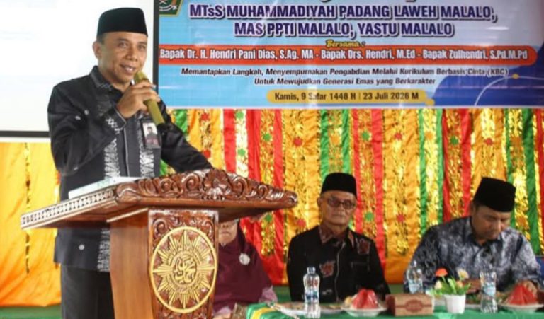 Bangkit Pasca-Galodo, Madrasah di Malalo Didorong Buka Kelas AI hingga Robotik
