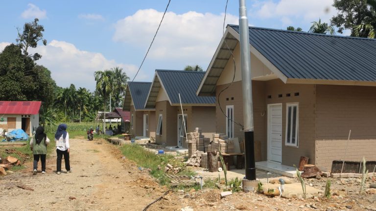 Target Oktober Rampung, Infrastruktur Huntap Batu Busuak Terus Digenjot