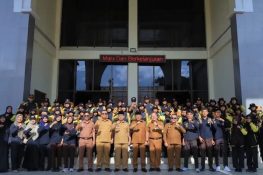 Bupati Pasaman Lepas Kontingen Pramuka ke Jambore Nasional di Cibubur
