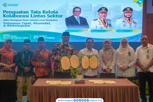 Tangani Pasien Terlantar Tanpa Identitas, RSUP M. Djamil Gandeng Pemprov Sumbar dan Baznas