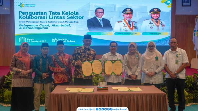 Tangani Pasien Terlantar Tanpa Identitas, RSUP M. Djamil Gandeng Pemprov Sumbar dan Baznas