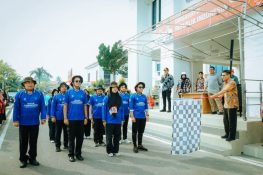 Atribut Unik dan Yel-yel Warnai Lomba Gerak Jalan HUT RI di Pariaman