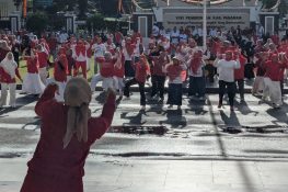 Senam hingga Donor Darah Warnai Peringatan HUT RI di Pasaman
