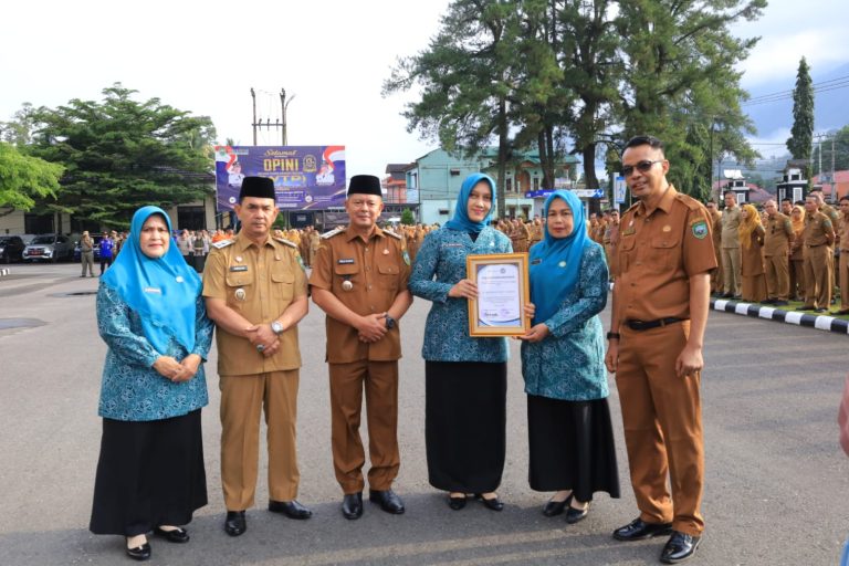 Satu-satunya di Sumbar, Pasaman Sabet Penghargaan Nasional Imunisasi ‘Zero Dose’