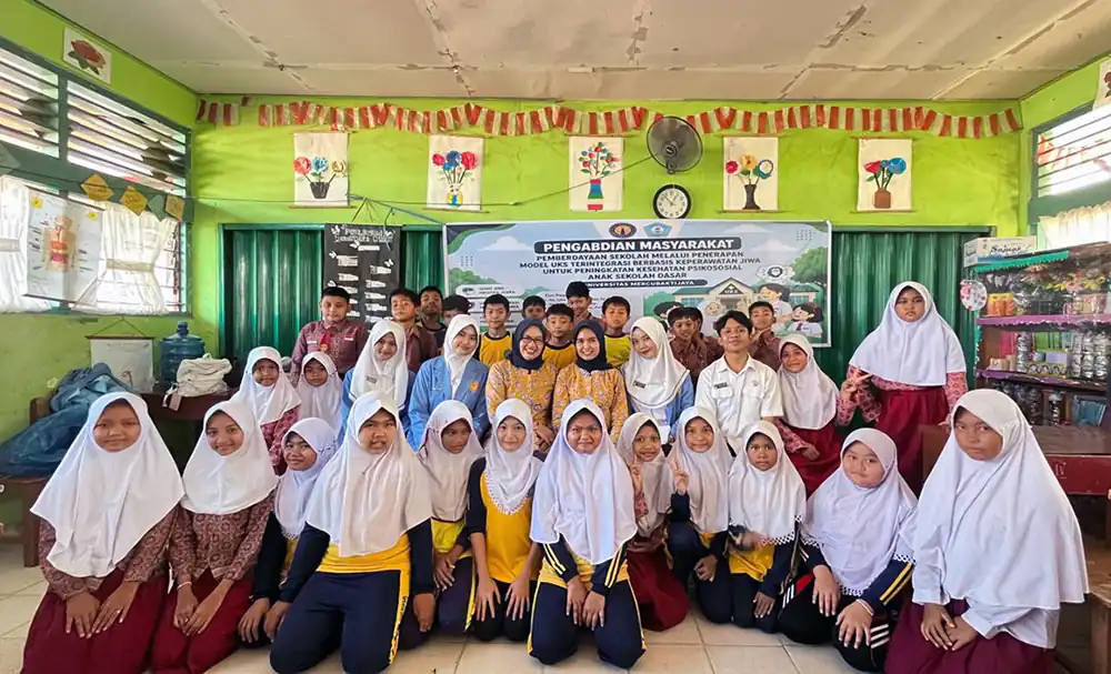 Universitas Mercubaktijaya Gelar Pelatihan UKS Jiwa di SDN 19 Pulai Padang
