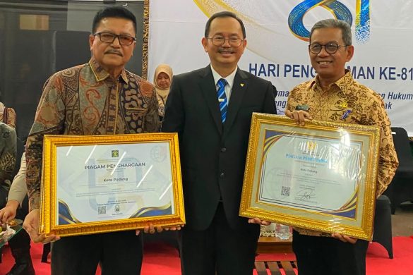 Tiga Prestasi Hukum Diraih Padang, IRH 2026 Tembus Nilai 100
