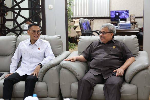 Ketua DPRD Sumbar Bahas Ketertiban Aksi Massa dengan Intelkam Polda Sumbar