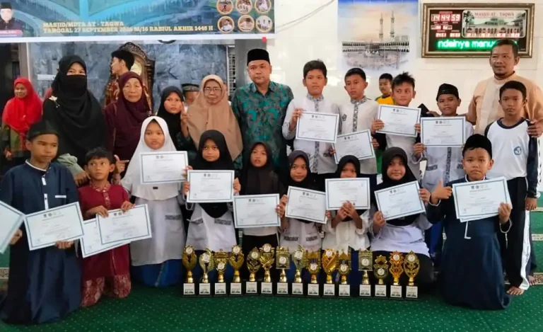 MDTA Bustanul Huda Borong Gelar Juara di Porsadin ke-11 Padang Utara