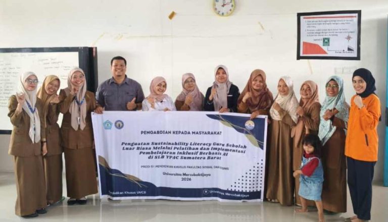 Universitas Mercubaktijaya Perkuat Kompetensi Guru SLB melalui Sustainability Literacy Pemanfaatan AI dalam Pembelajaran