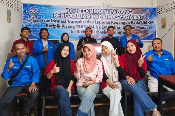 Tingkatkan Daya Saing, Tim PKM Politeknik ATI Padang Digitalisasi Sistem Transaksi UMKM “Sabana Ngemil”